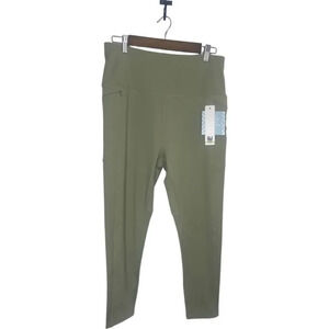 Nicole Miller Sport leggings NWT retail $89 X Large Sage Green